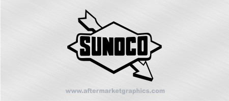 Sunoco Fuels Decals - Pair (2 pieces)